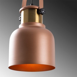 Lampe de suspension retro Momo 21 Cuivre