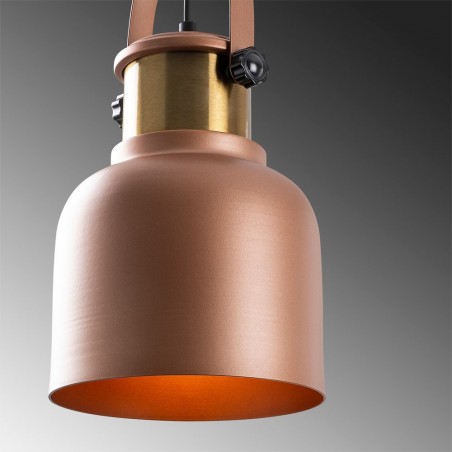 Lampe de suspension retro Momo 21 Cuivre