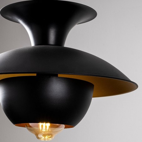 Lampe de plafond Momo 40 Noir