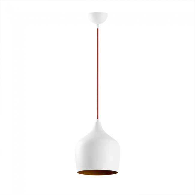 Lámpara de techo Momo 22 Blanco/Rojo