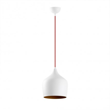 Lámpara de techo Momo 22 Blanco/Rojo