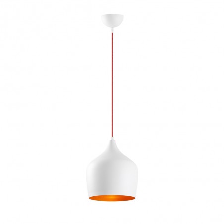 Lámpara de techo Momo 22 Blanco/Rojo