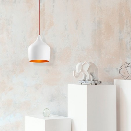 Lámpara de techo Momo 22 Blanco/Rojo