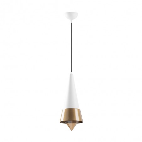 Lampe de plafond Momo 19 Blanc/Or