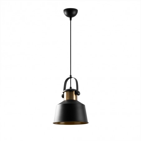Lampe de suspension retro Momo 26 Noir