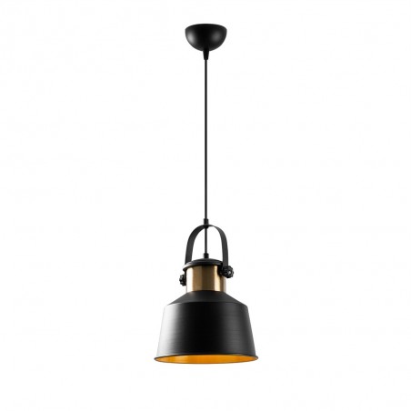 Lampe de suspension retro Momo 26 Noir