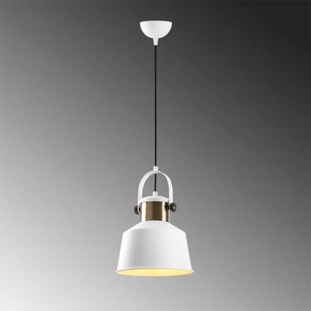 Lampe de suspension retro Momo 26 Blanc