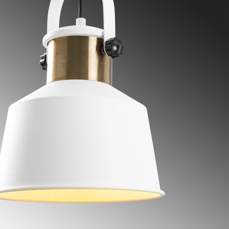 Lampe de suspension retro Momo 26 Blanc