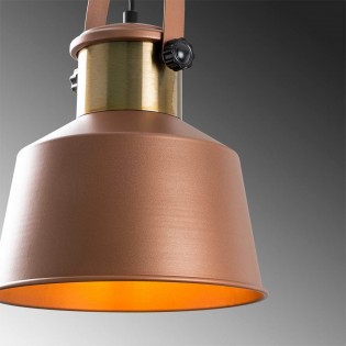 Lampe de suspension retro Momo 26 Cuivre