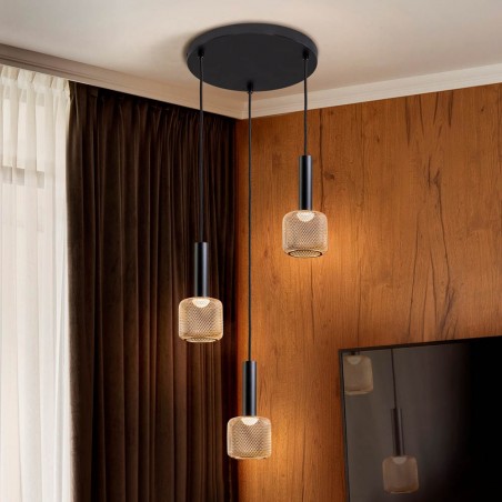 Lampe de suspension LED Sincro (3x5W)