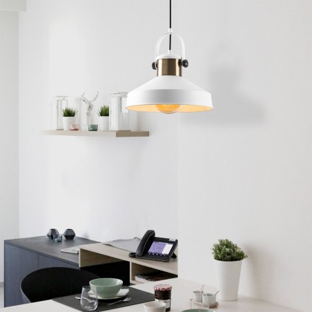 Lampe de plafond retro Momo 35 Blanc