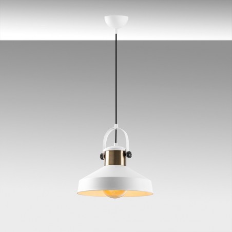 Lampe de plafond retro Momo 35 Blanc