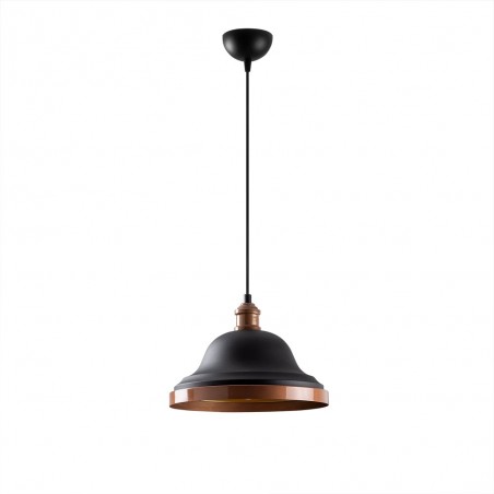 Lampe de suspension Momo 30 Noir/Cuivre