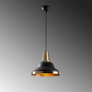 Lampe de plafond Momo 30 Noir/Or