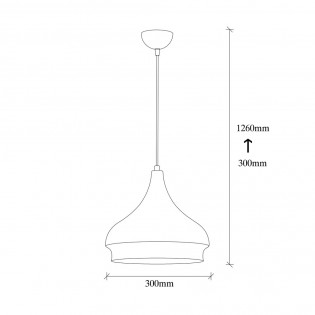 Lampe de plafond Momo 30 Blanc