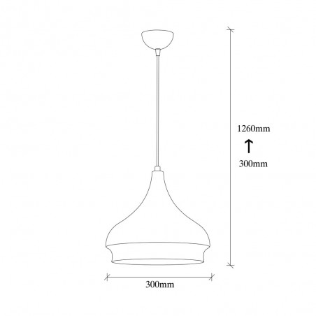 Lampe de plafond Momo 30 Blanc