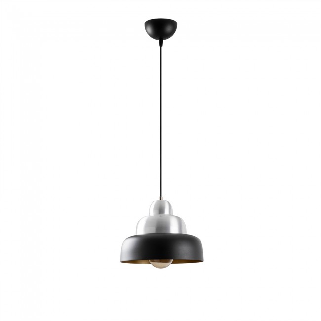 Lampe de plafond Momo 31 Noir/Argent Lampe de plafond Momo 31 Noir/Argent