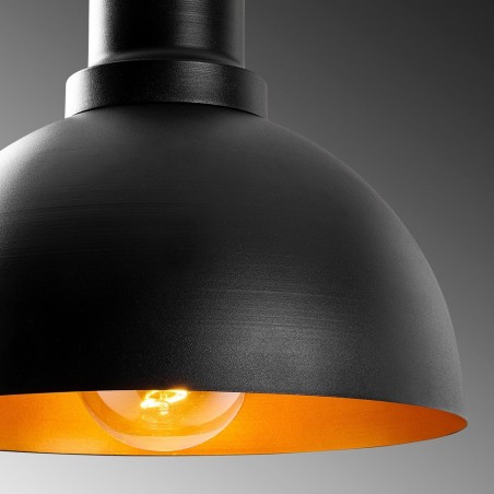 Lampe de suspension Momo 30 Noir II