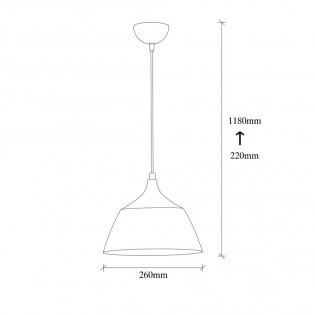 Lampe de suspension Momo 25 Argent