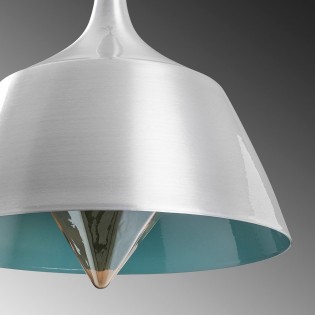 Lampe de suspension Momo 25 Argent