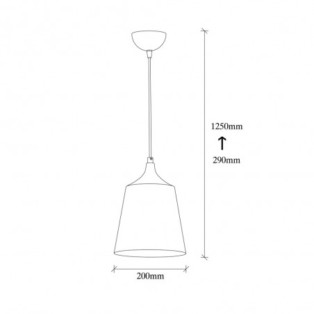 Lampe de plafond Momo 20 Argent