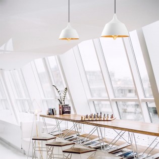 Lampe de suspension Momo 25 Blanc