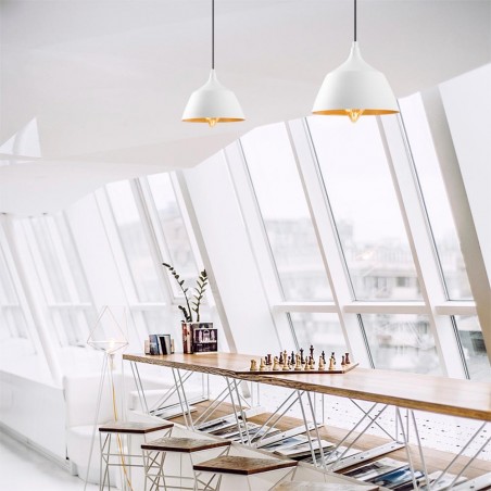 Lampe de suspension Momo 25 Blanc