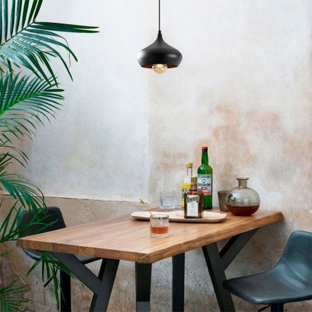 Lampe de suspension Momo 22 Noir