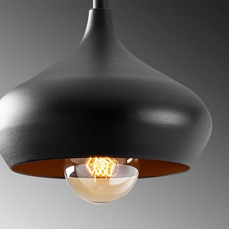 Lampe de suspension Momo 22 Noir
