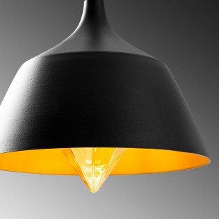 Lampe de suspension Momo 25 Noir