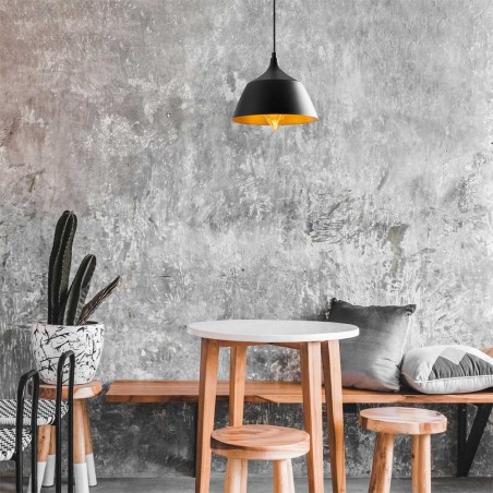 Lampe de suspension Momo 25 Noir