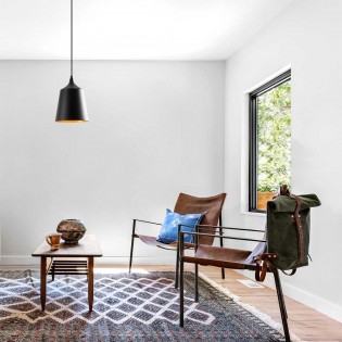 Lampe de plafond Momo 20 Noir