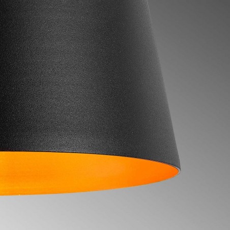 Lampe de plafond Momo 20 Noir