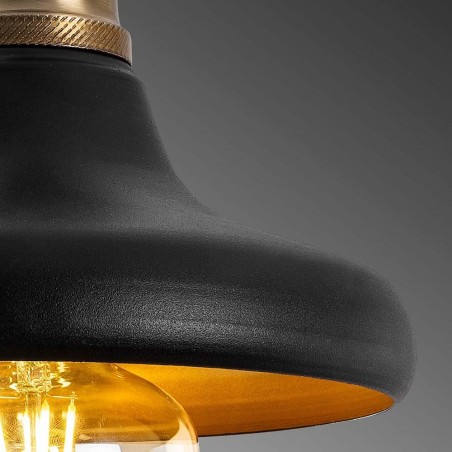 Lampe de plafond Momo 21 Noir