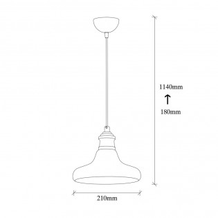 Lampe de plafond Momo 21 Noir
