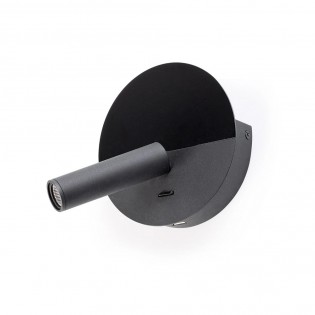Applique avec lecteur LED et USB Duas (3W)
