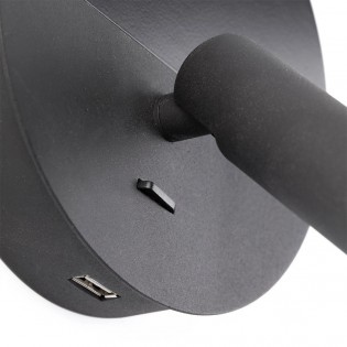 Applique avec lecteur LED et USB Duas (3W)