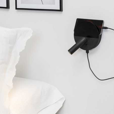Applique avec lecteur LED et USB Duas (3W)