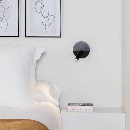 Applique avec lecteur LED et USB Duas (3W)