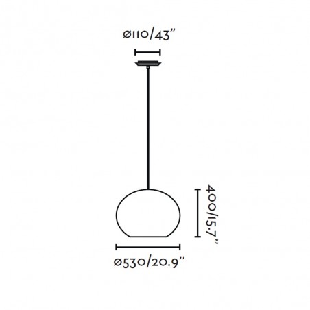 Lampe de suspension Haka 53