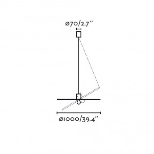 Lampe de suspension Costas