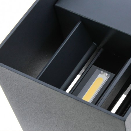 Applique Exterieur á LED Leva Anthracite (2x10W - 3000K)