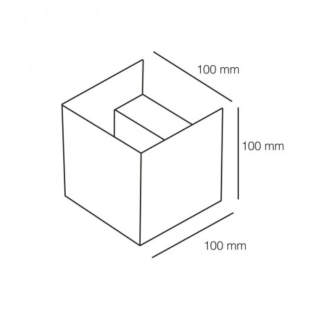 Applique Exterieur á LED Leva Anthracite (2x10W - 4000K)