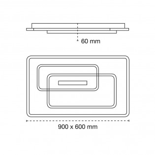 Plafonnier LED Vega CCT (160W)