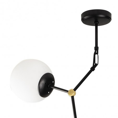Lampe de suspension Mulen Noir (5 lumieres)
