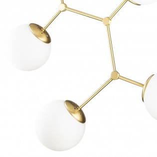 Lampe de suspension Mulen Or (5 lumieres)