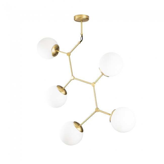 Lampe de suspension Mulen Or (5 lumieres) Lampe de suspension Mulen Or (5 lumieres)