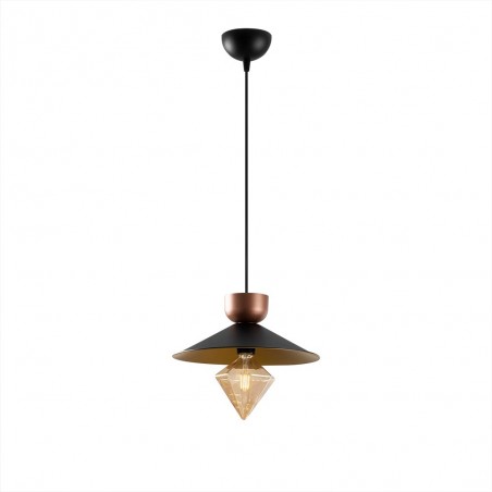 Lampe de plafond 30 Noir/Cuivre