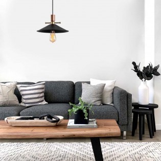 Lampe de suspension Momo 30 Noir