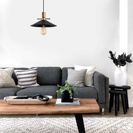 Lampe de suspension Momo 30 Noir